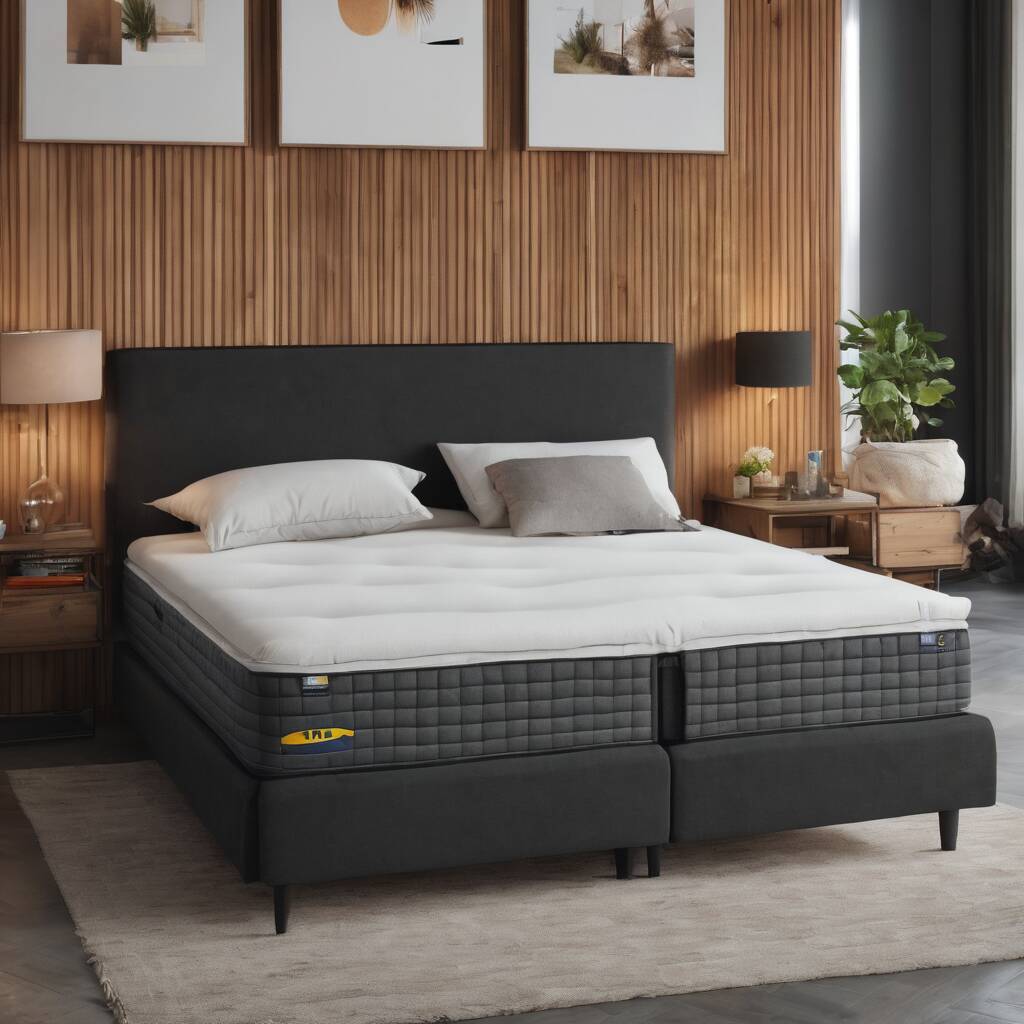 IKEA Matratze auf Bett